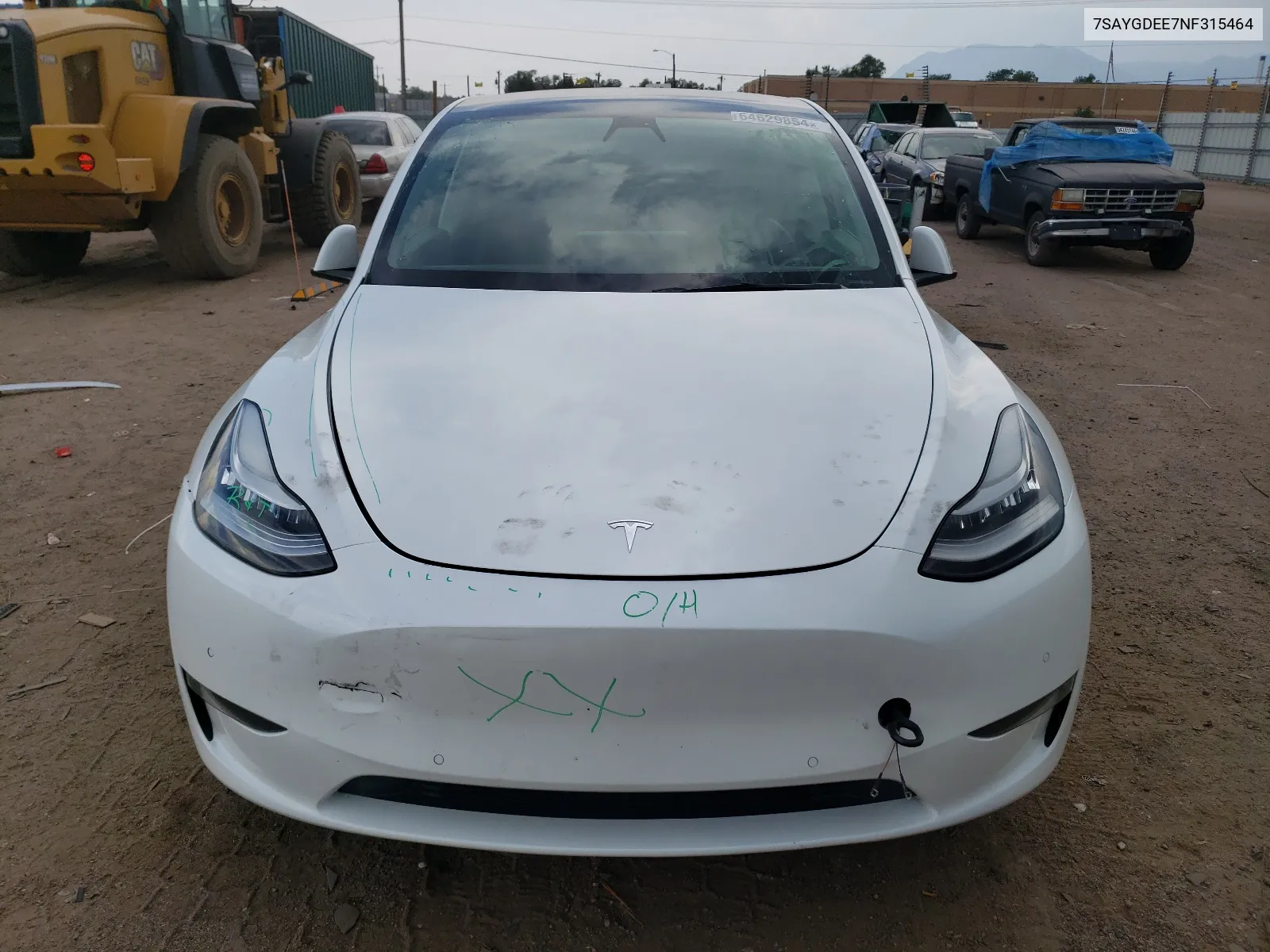 7SAYGDEE7NF315464 2022 Tesla Model Y