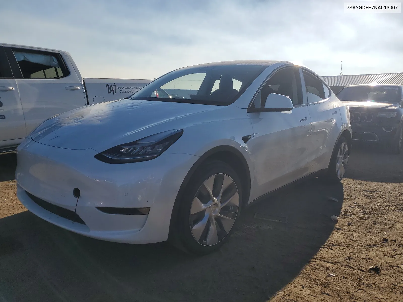 7SAYGDEE7NA013007 2022 Tesla Model Y