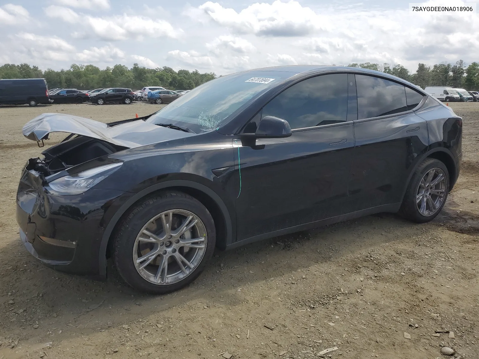 7SAYGDEE0NA018906 2022 Tesla Model Y