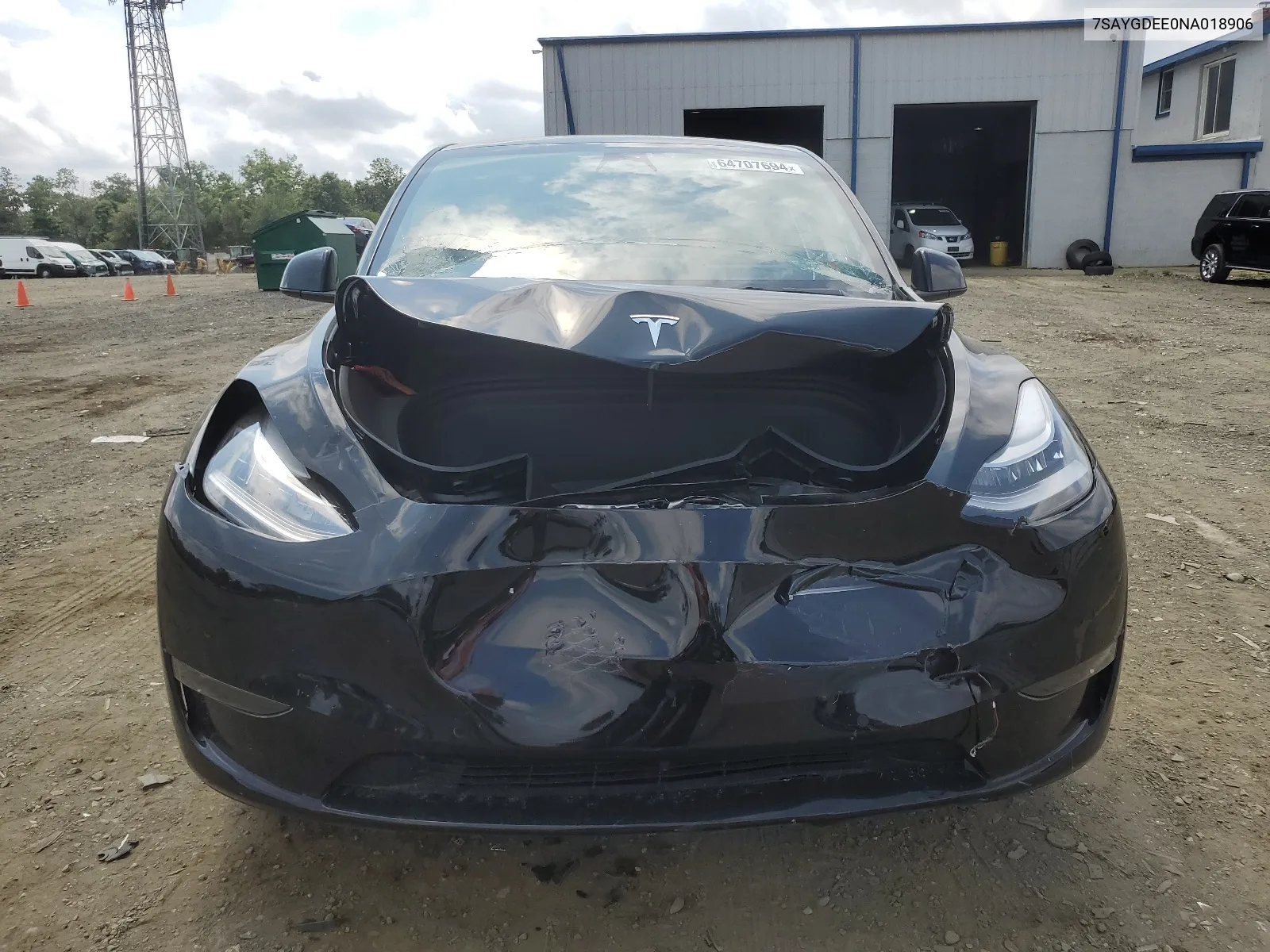 7SAYGDEE0NA018906 2022 Tesla Model Y