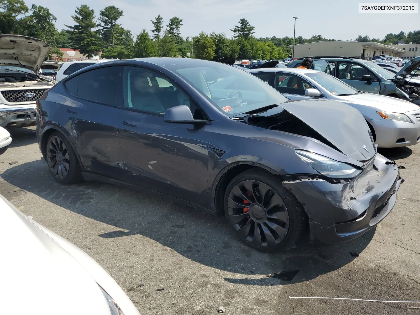 7SAYGDEFXNF372010 2022 Tesla Model Y