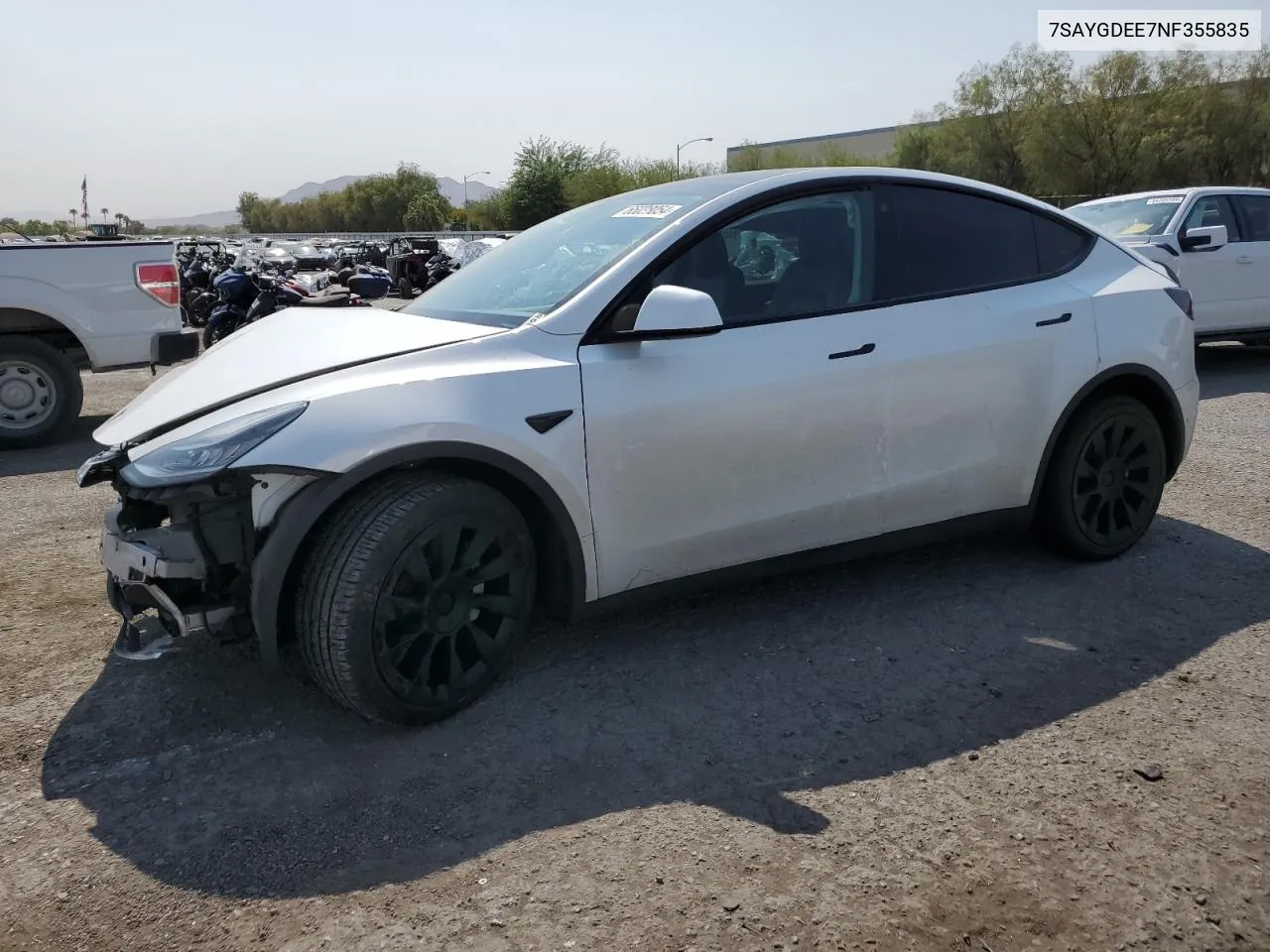 7SAYGDEE7NF355835 2022 Tesla Model Y