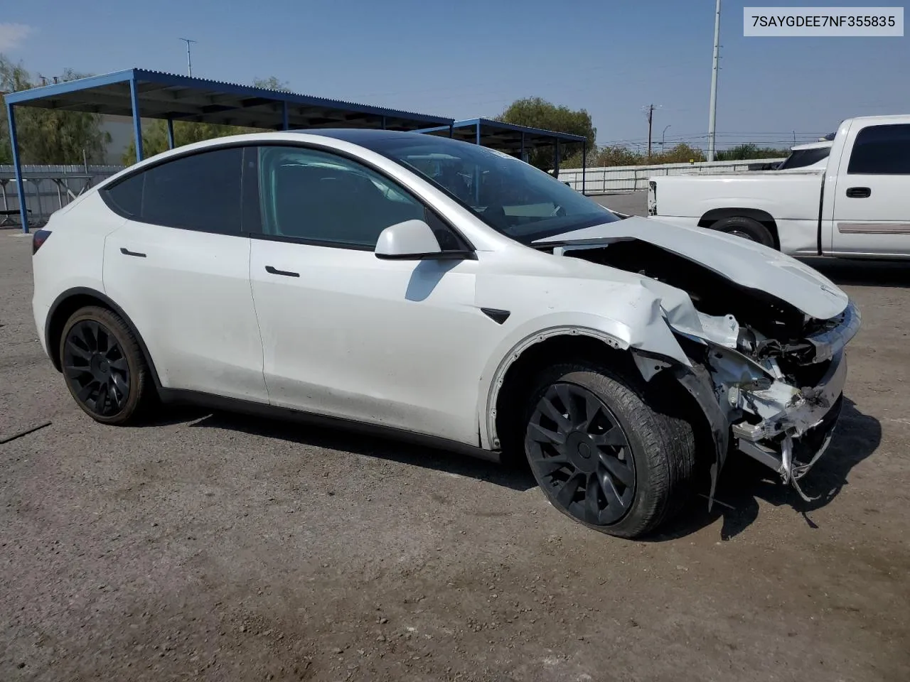 7SAYGDEE7NF355835 2022 Tesla Model Y