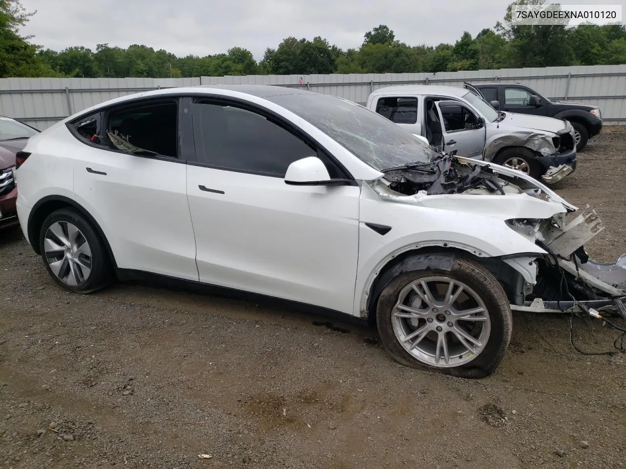 7SAYGDEEXNA010120 2022 Tesla Model Y