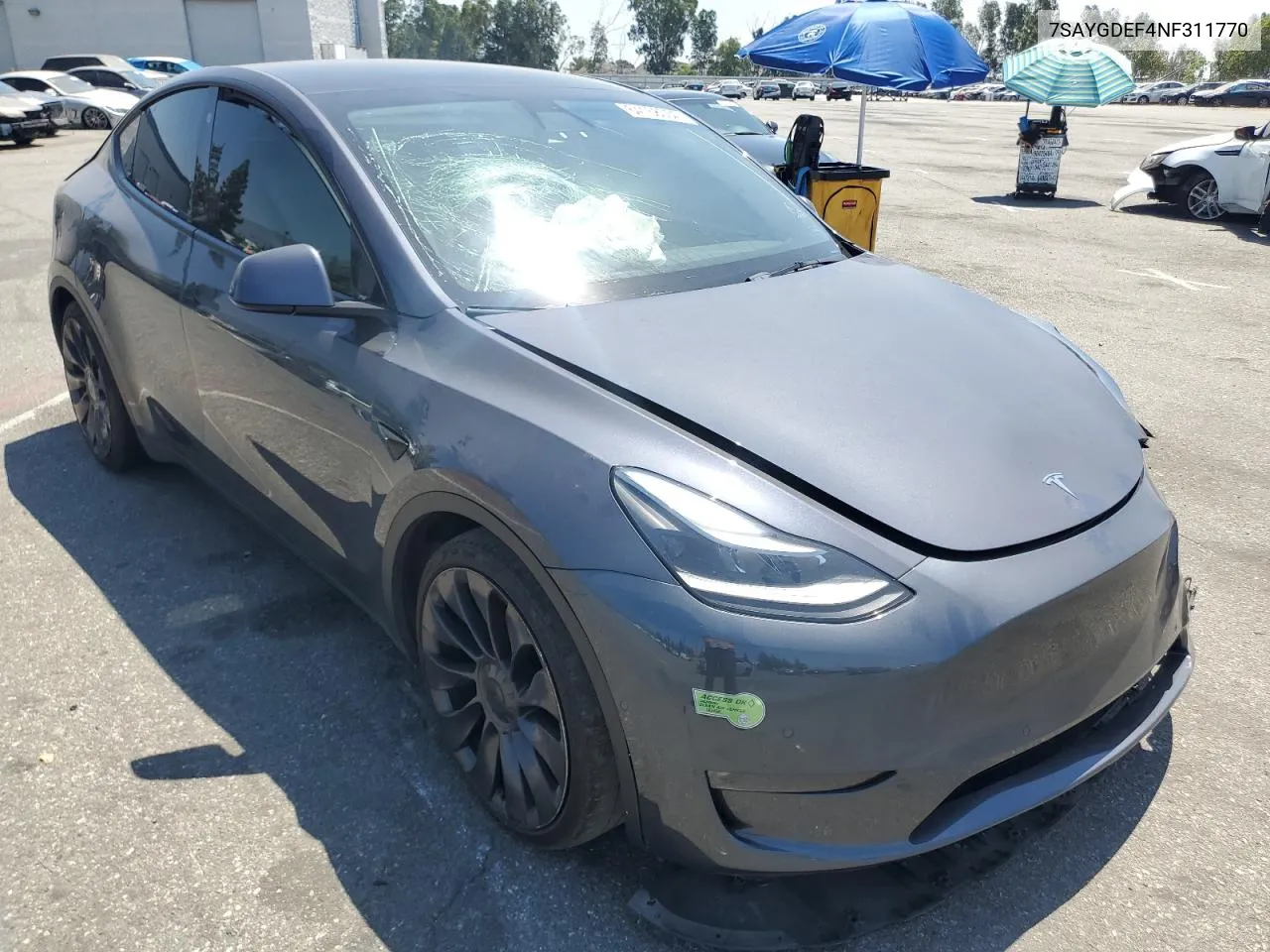 7SAYGDEF4NF311770 2022 Tesla Model Y