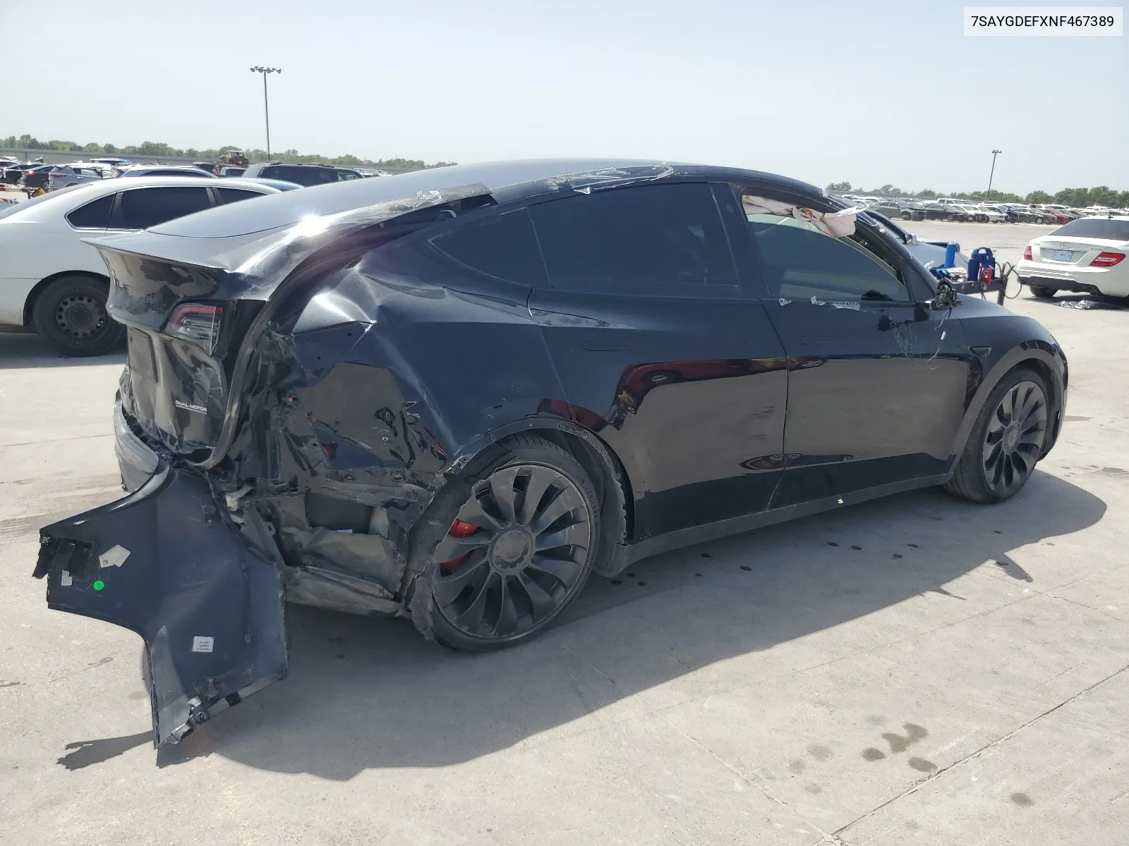 7SAYGDEFXNF467389 2022 Tesla Model Y