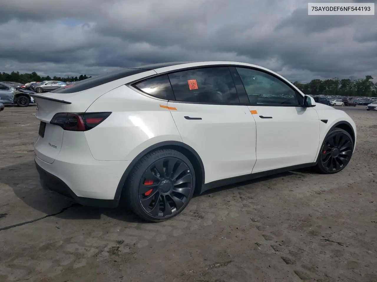 2022 Tesla Model Y VIN: 7SAYGDEF6NF544193 Lot: 66187754