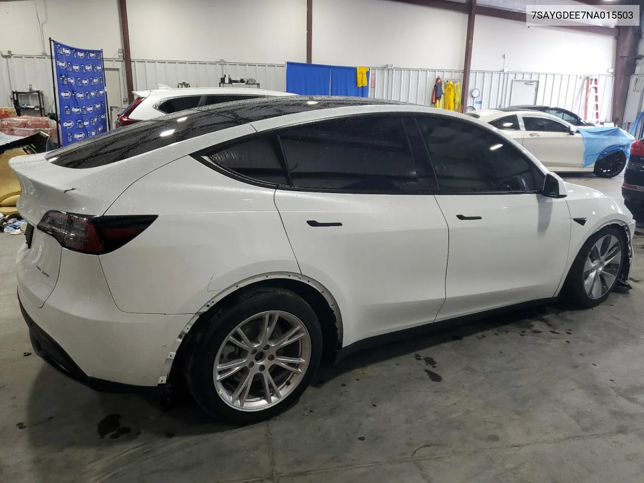 2022 Tesla Model Y VIN: 7SAYGDEE7NA015503 Lot: 66498794