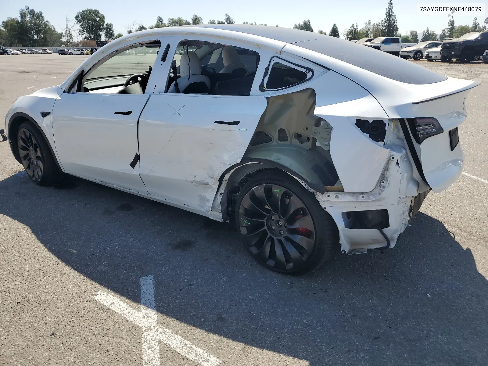 7SAYGDEFXNF448079 2022 Tesla Model Y