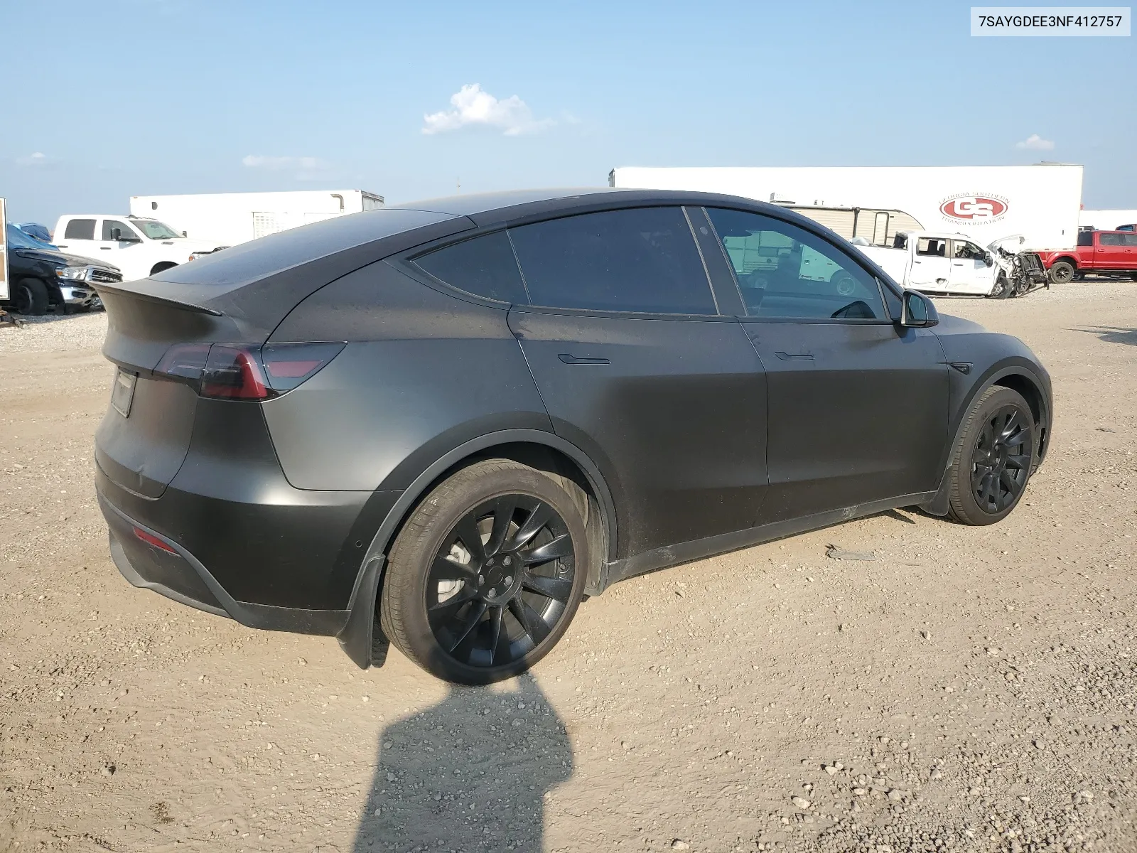 7SAYGDEE3NF412757 2022 Tesla Model Y