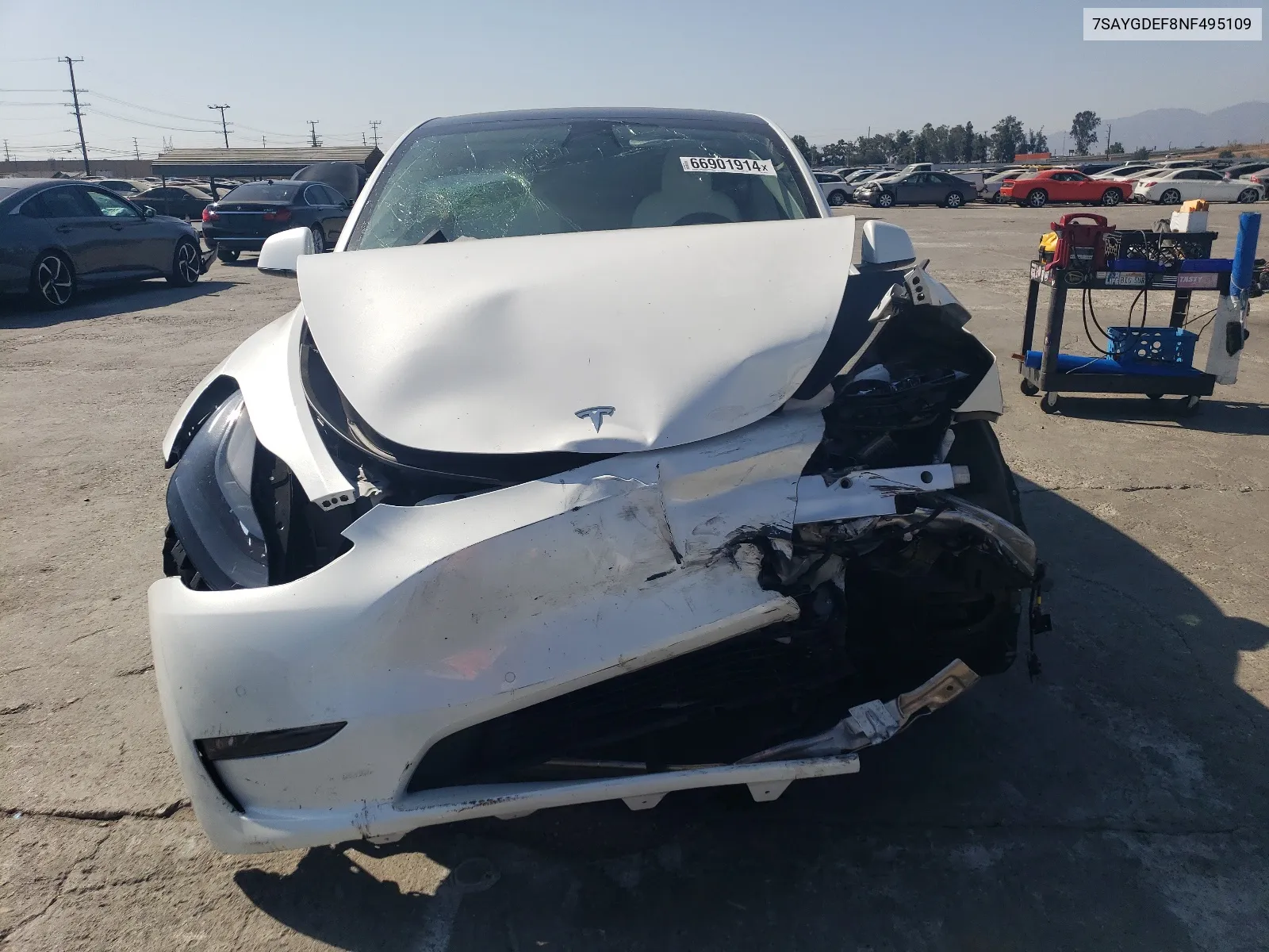 7SAYGDEF8NF495109 2022 Tesla Model Y