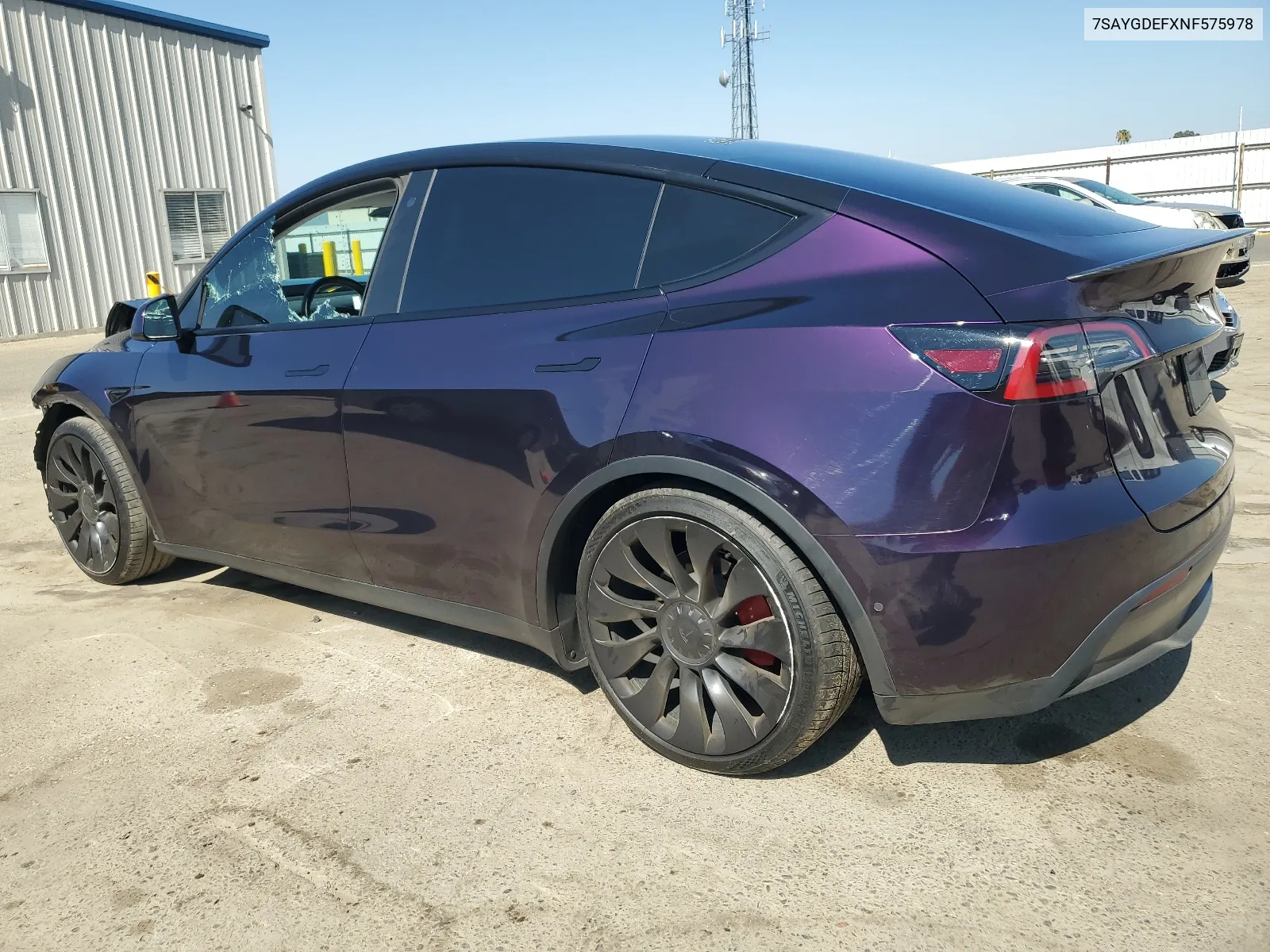 2022 Tesla Model Y VIN: 7SAYGDEFXNF575978 Lot: 66945774