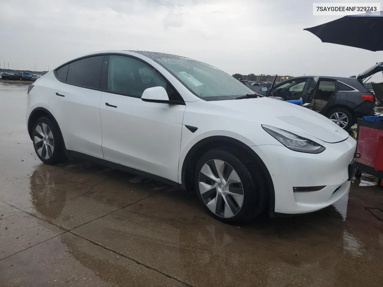 2022 Tesla Model Y VIN: 7SAYGDEE4NF329743 Lot: 67351474