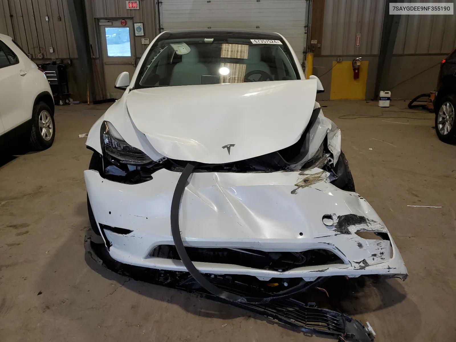 7SAYGDEE9NF355190 2022 Tesla Model Y