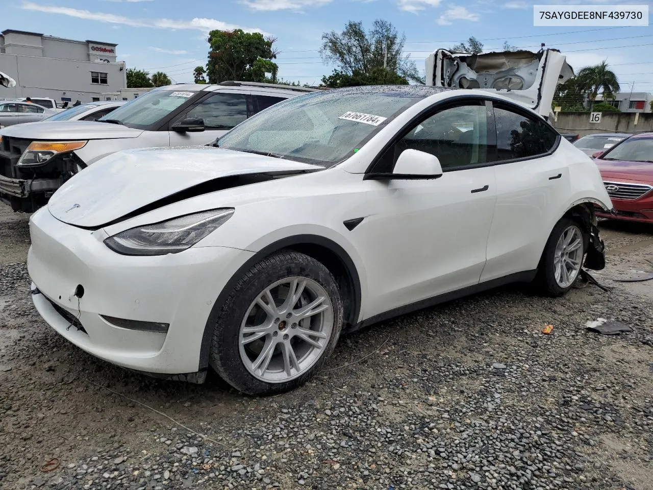 7SAYGDEE8NF439730 2022 Tesla Model Y