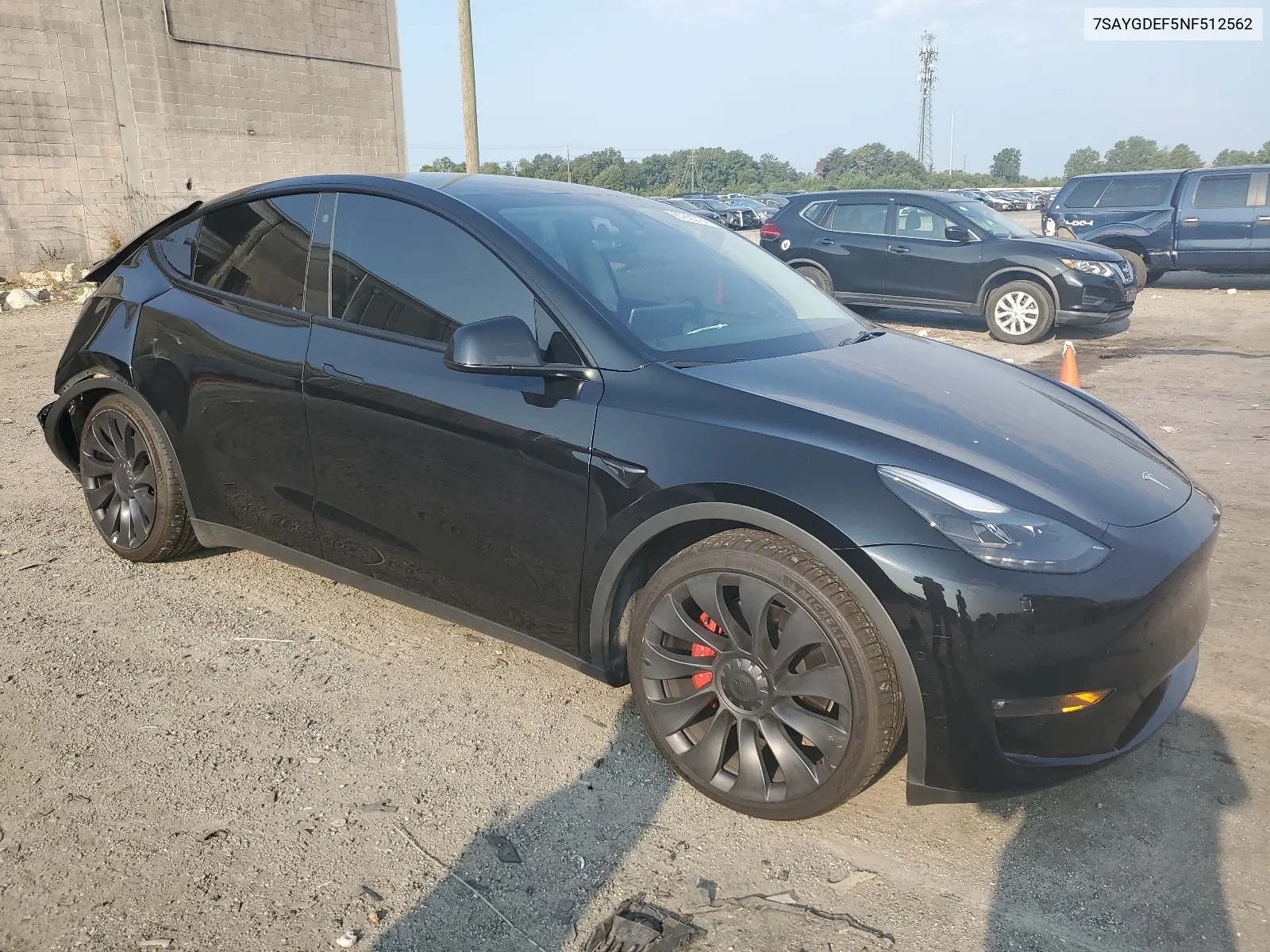 7SAYGDEF5NF512562 2022 Tesla Model Y