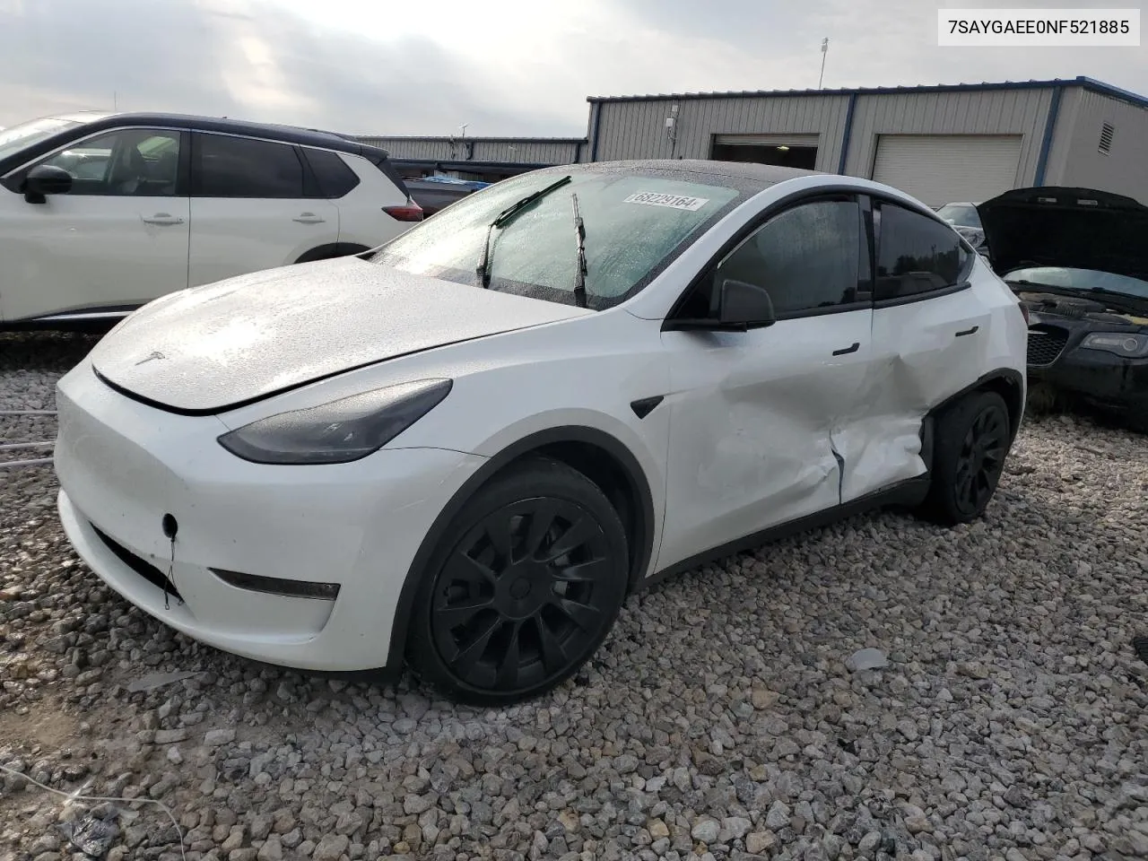 7SAYGAEE0NF521885 2022 Tesla Model Y