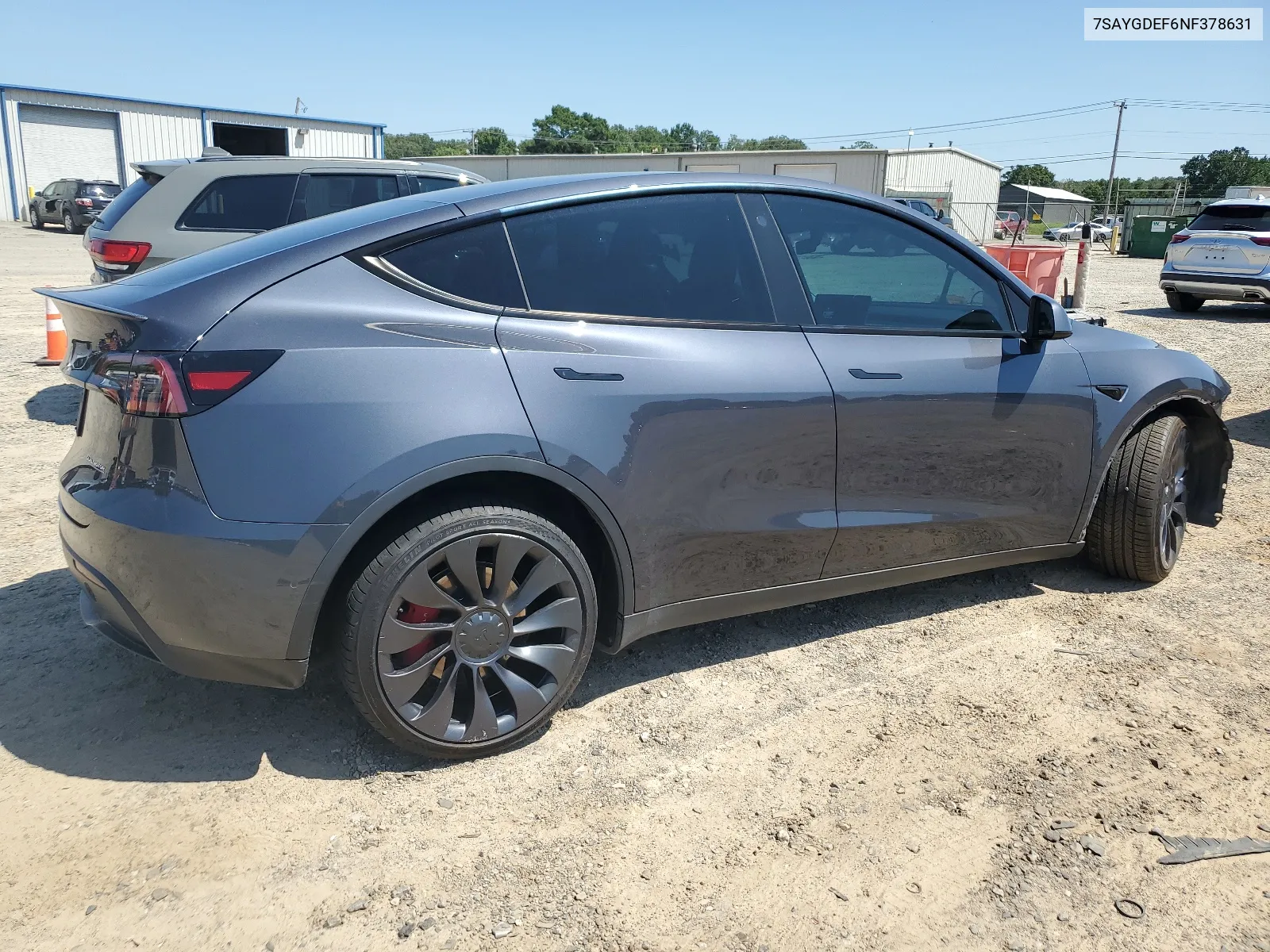 2022 Tesla Model Y VIN: 7SAYGDEF6NF378631 Lot: 68440614