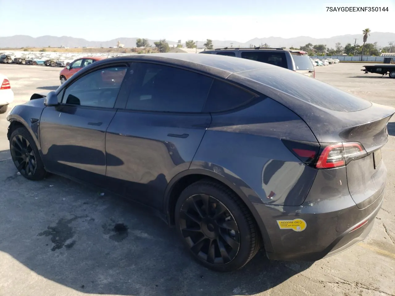 7SAYGDEEXNF350144 2022 Tesla Model Y