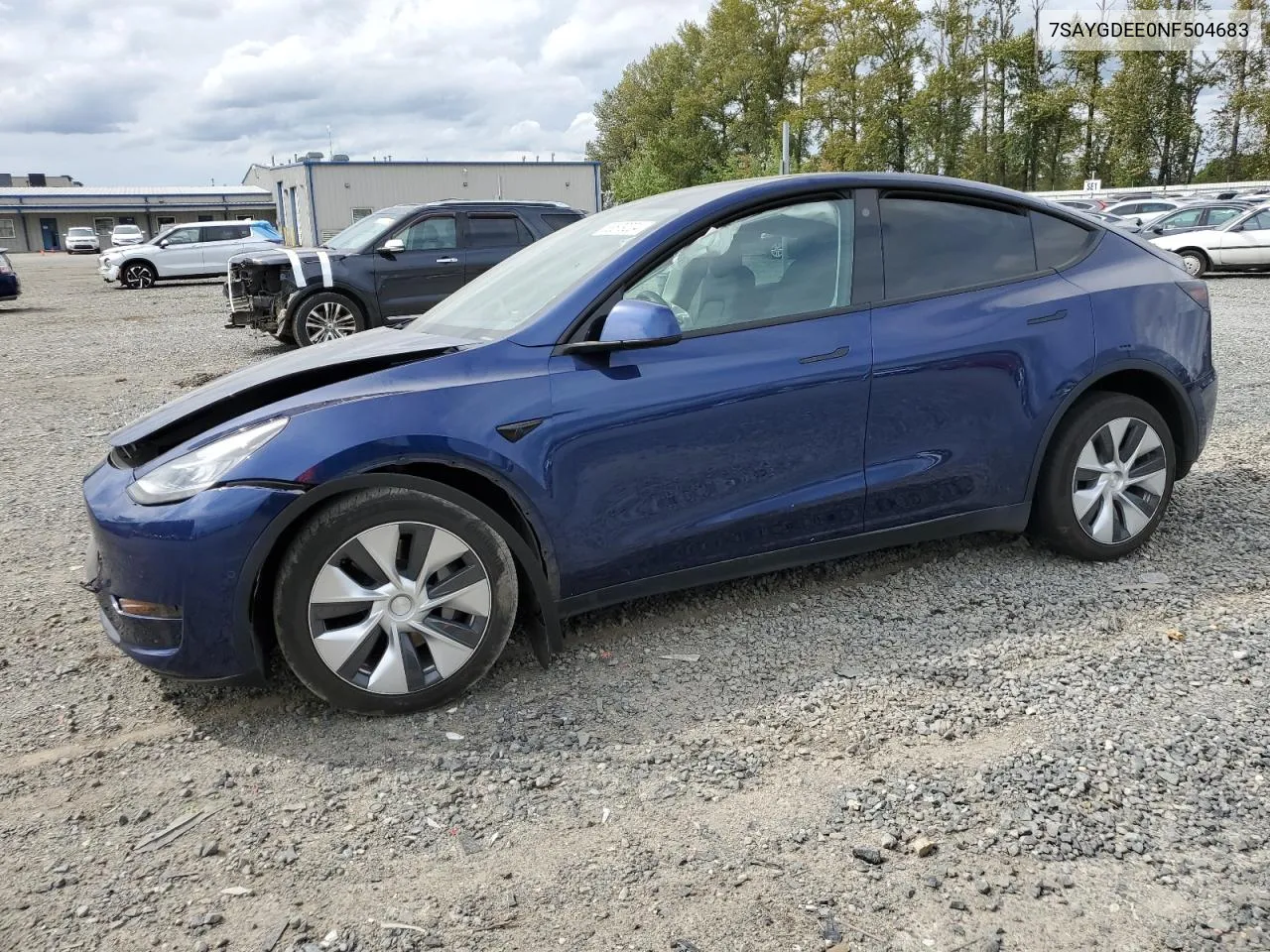 7SAYGDEE0NF504683 2022 Tesla Model Y