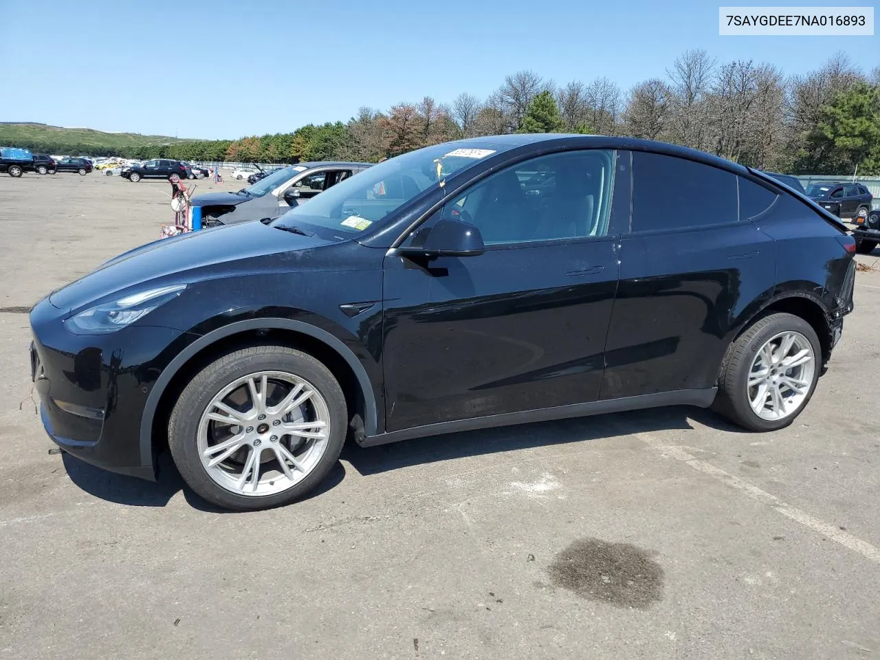 7SAYGDEE7NA016893 2022 Tesla Model Y