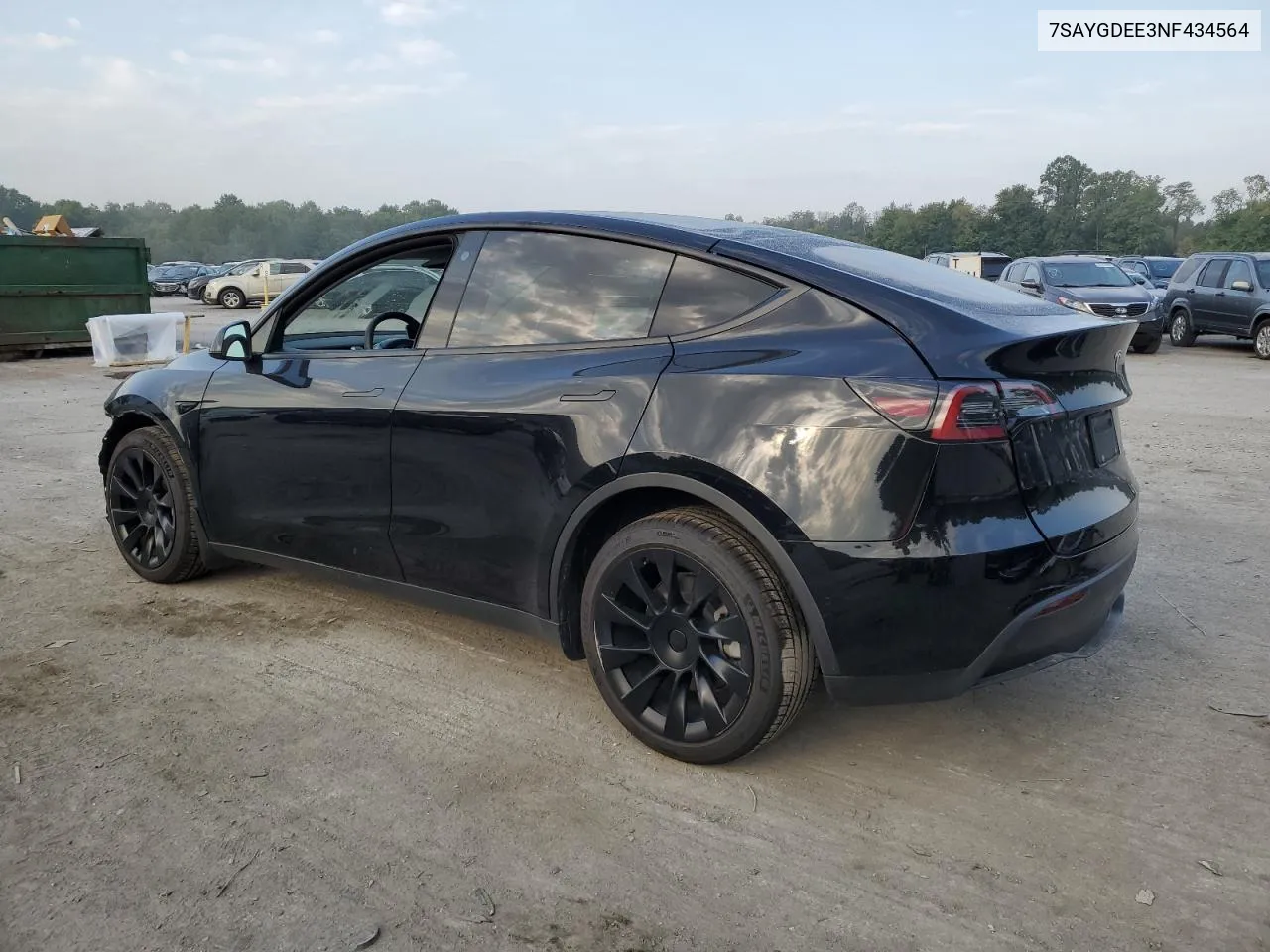 2022 Tesla Model Y VIN: 7SAYGDEE3NF434564 Lot: 69001764