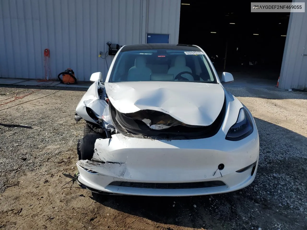 7SAYGDEF2NF469055 2022 Tesla Model Y