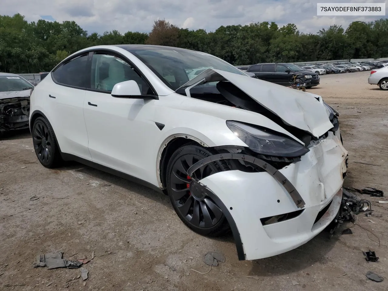 7SAYGDEF8NF373883 2022 Tesla Model Y