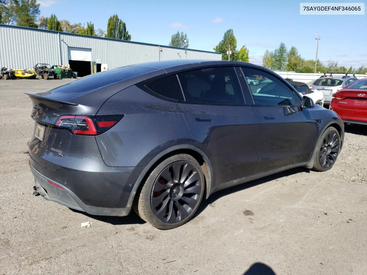 7SAYGDEF4NF346065 2022 Tesla Model Y