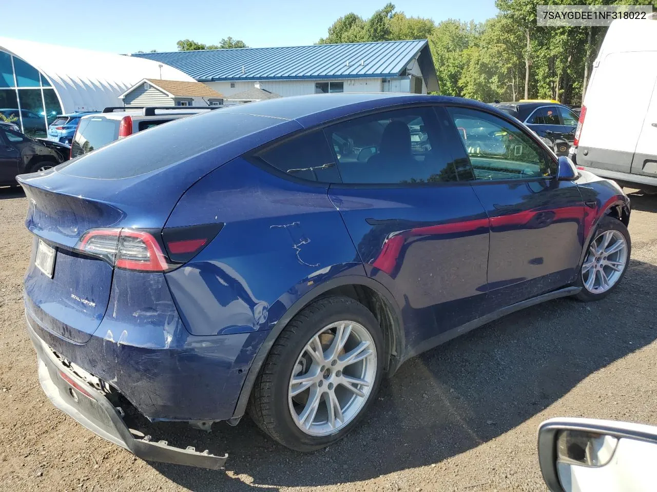 7SAYGDEE1NF318022 2022 Tesla Model Y