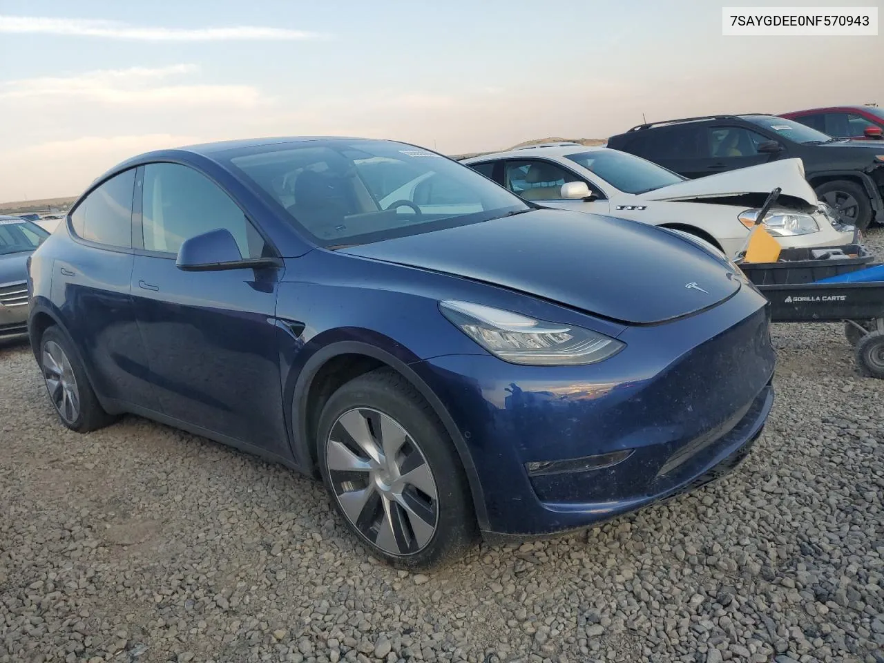 7SAYGDEE0NF570943 2022 Tesla Model Y