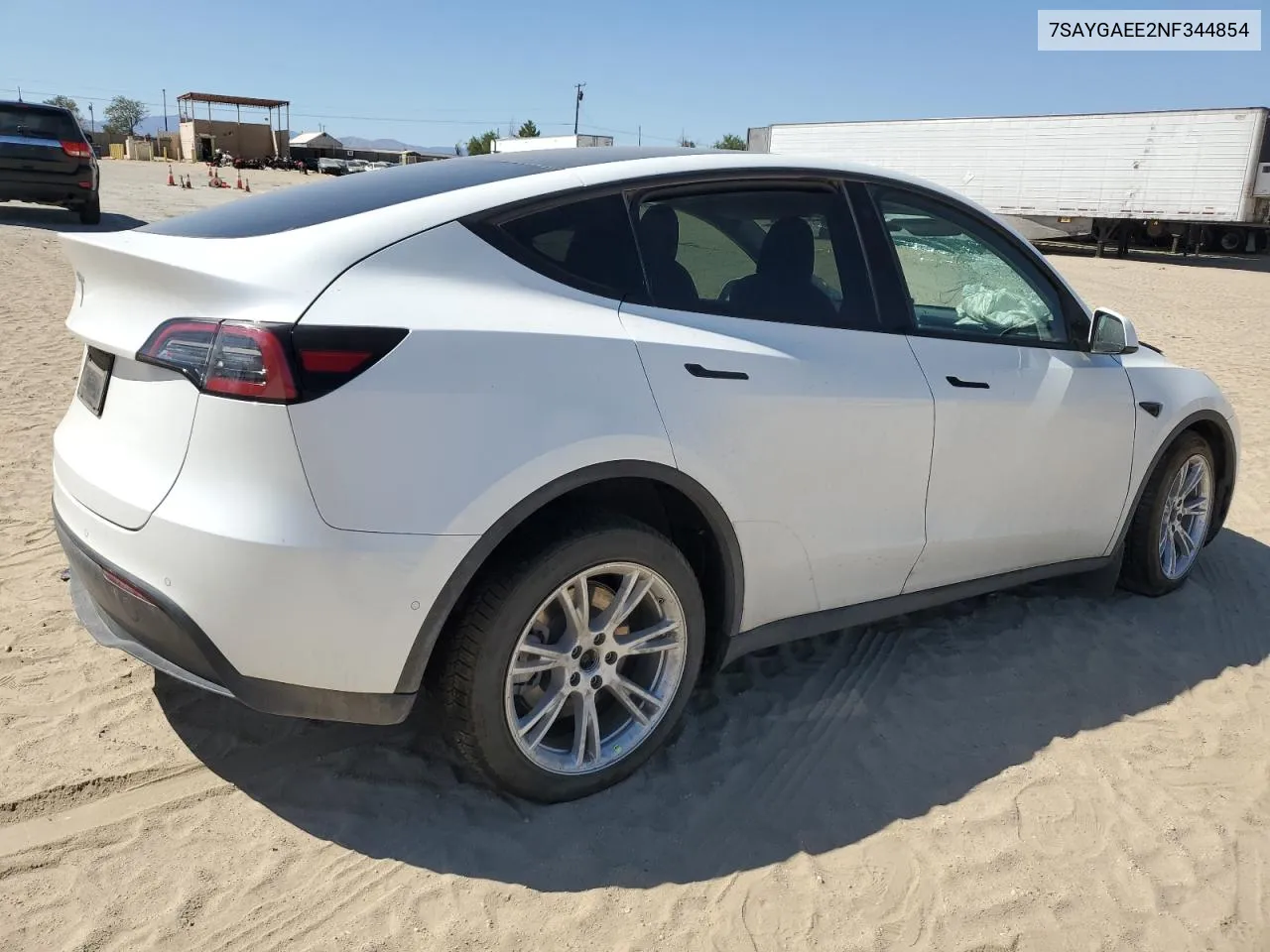 2022 Tesla Model Y VIN: 7SAYGAEE2NF344854 Lot: 70033544