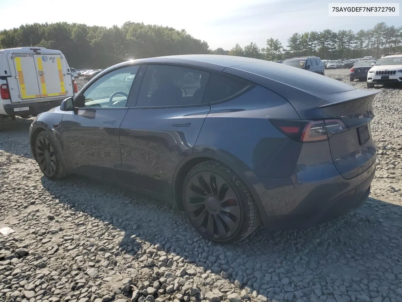 2022 Tesla Model Y VIN: 7SAYGDEF7NF372790 Lot: 70059084