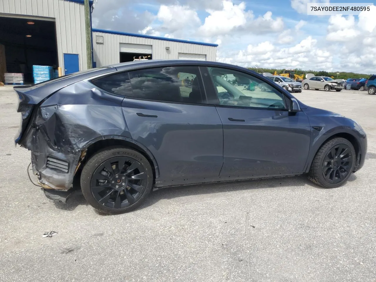 7SAYGDEE2NF480595 2022 Tesla Model Y