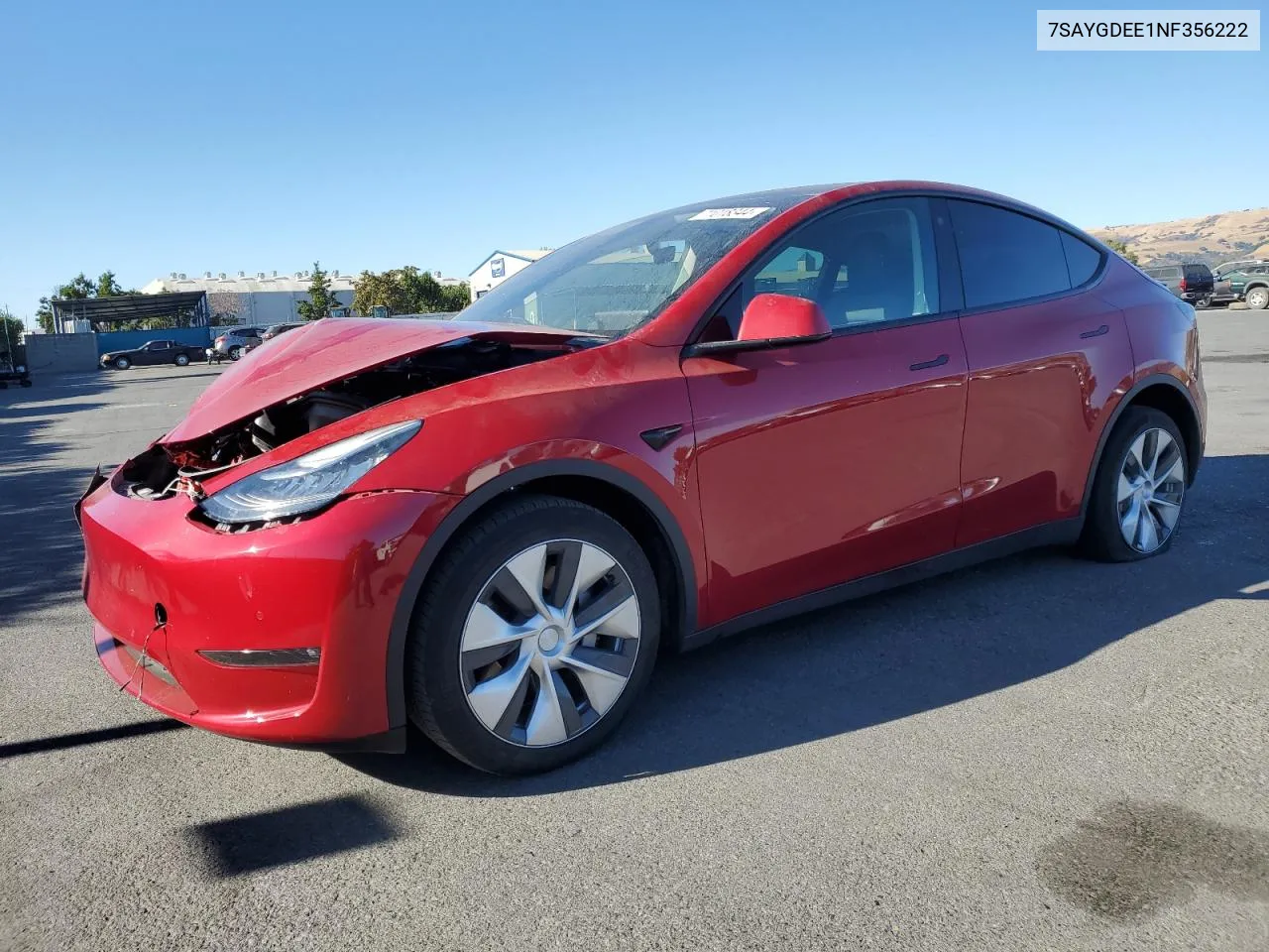 7SAYGDEE1NF356222 2022 Tesla Model Y