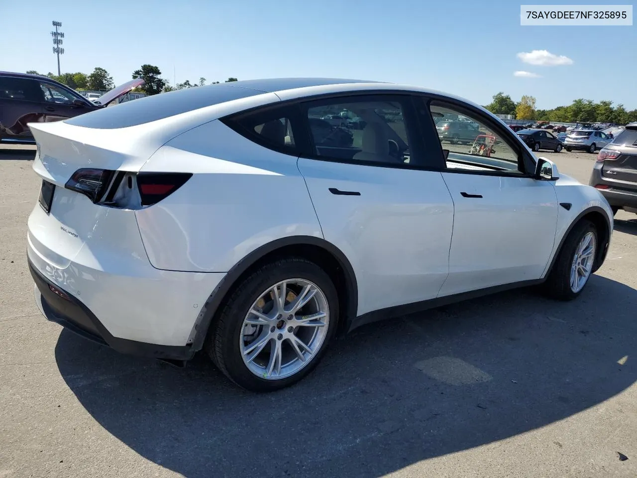 2022 Tesla Model Y VIN: 7SAYGDEE7NF325895 Lot: 71059524