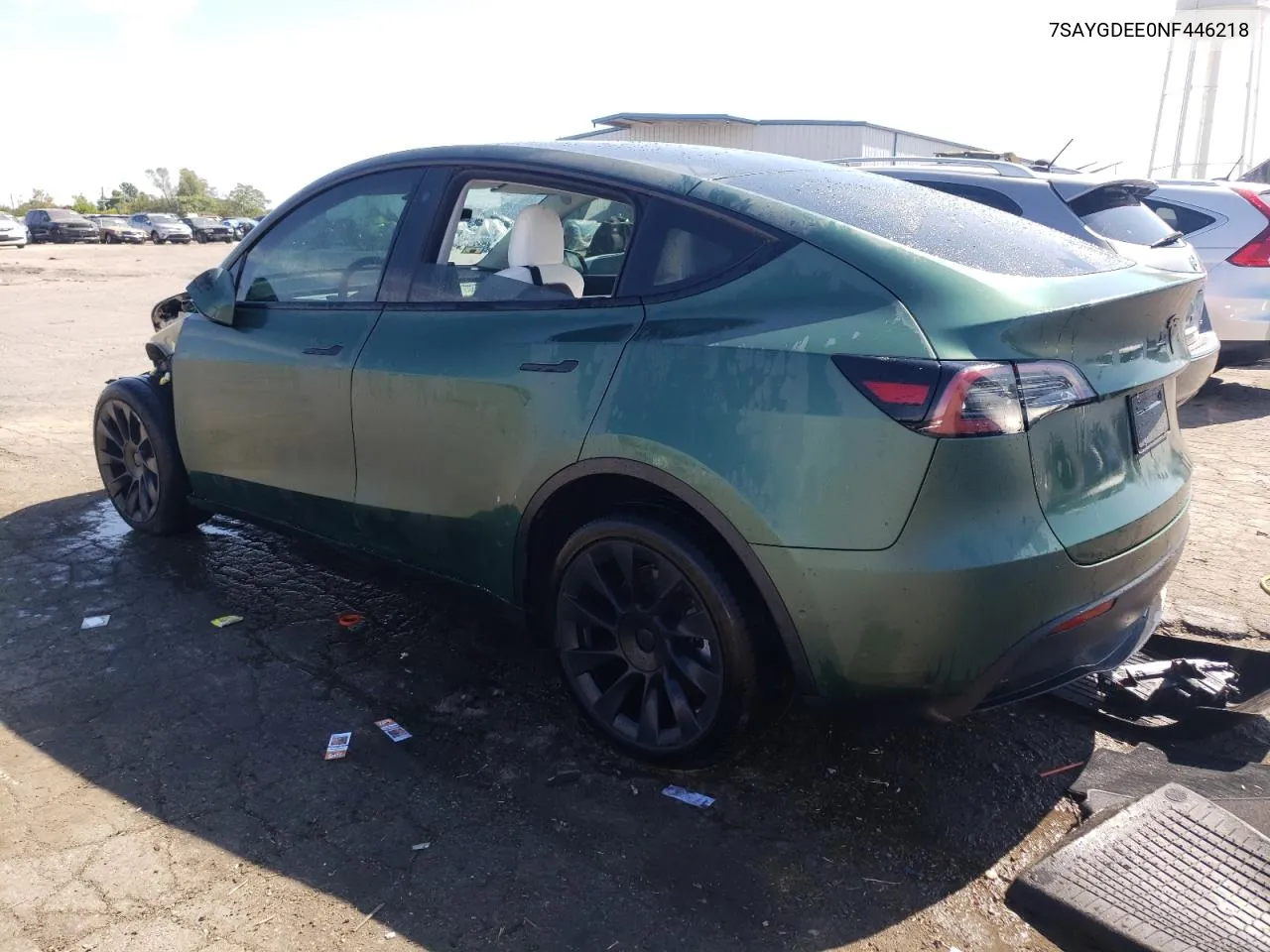 2022 Tesla Model Y VIN: 7SAYGDEE0NF446218 Lot: 71109814