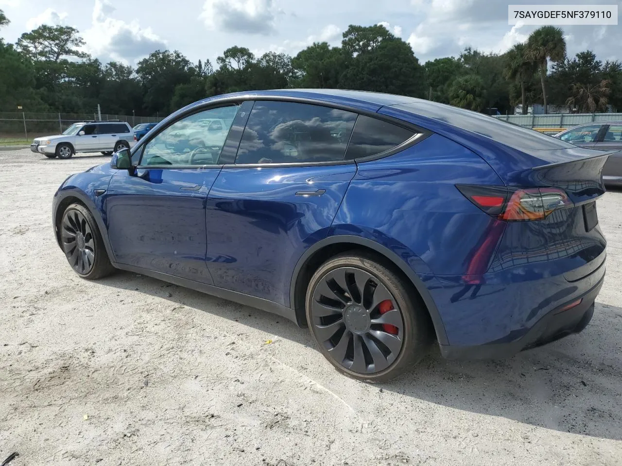 2022 Tesla Model Y VIN: 7SAYGDEF5NF379110 Lot: 71236894