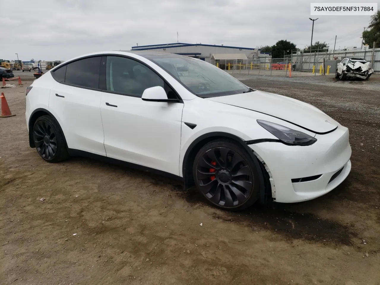 7SAYGDEF5NF317884 2022 Tesla Model Y