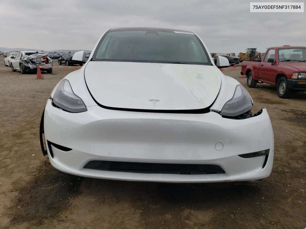 7SAYGDEF5NF317884 2022 Tesla Model Y