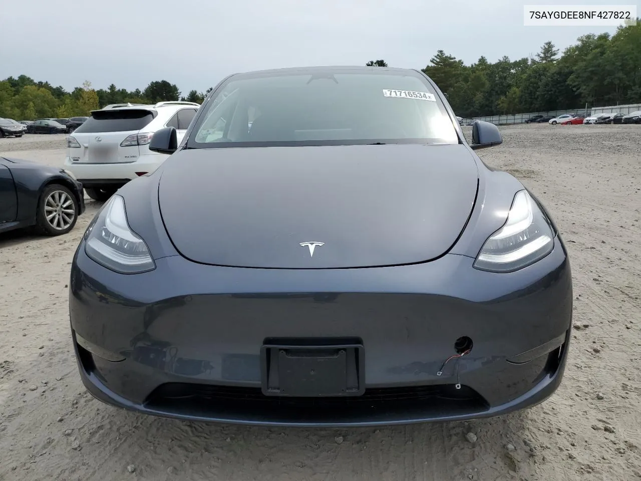 7SAYGDEE8NF427822 2022 Tesla Model Y