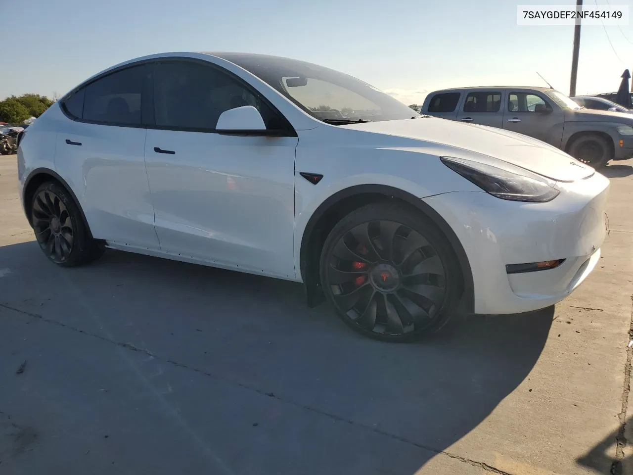 2022 Tesla Model Y VIN: 7SAYGDEF2NF454149 Lot: 71757774