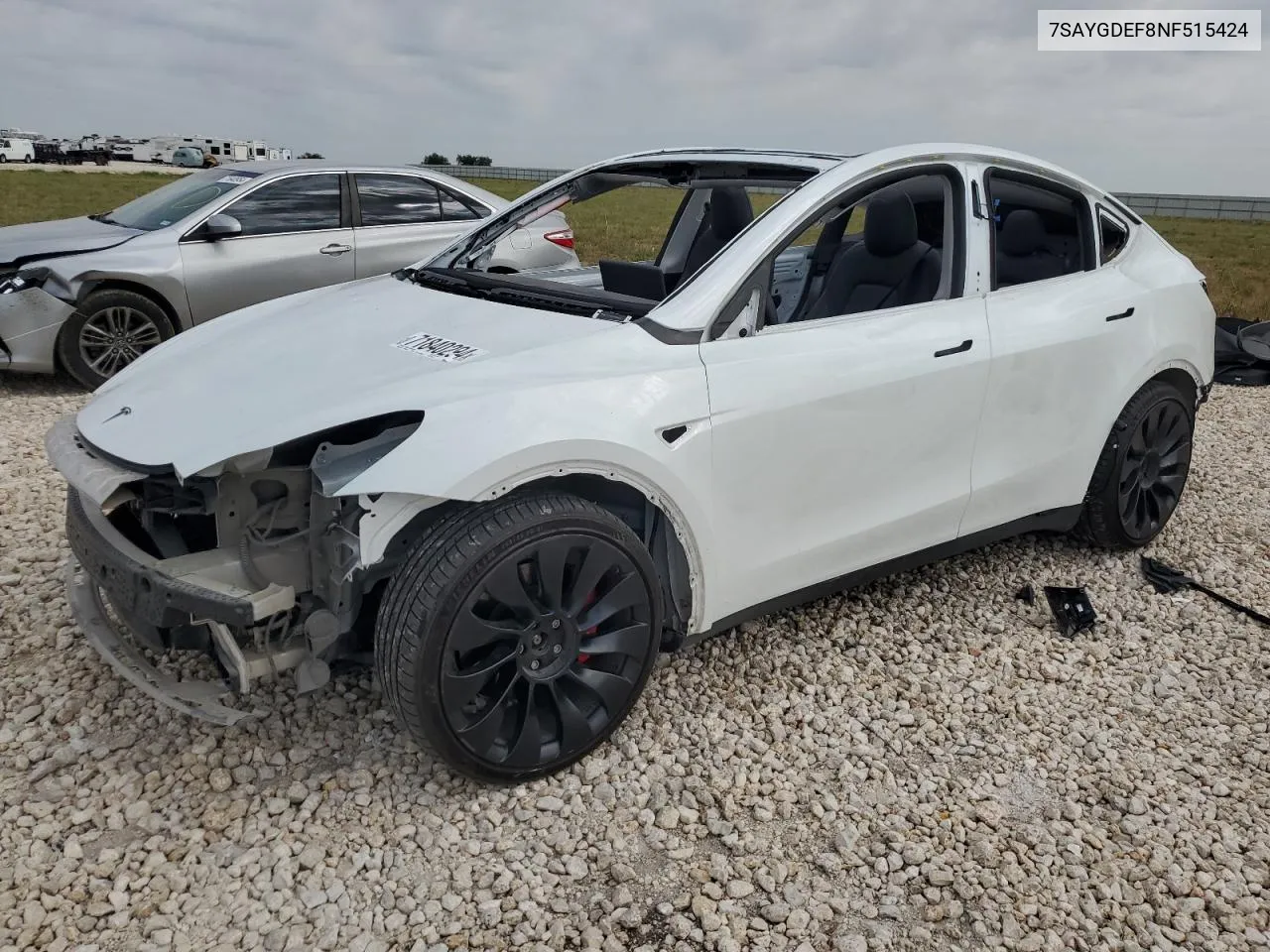 7SAYGDEF8NF515424 2022 Tesla Model Y