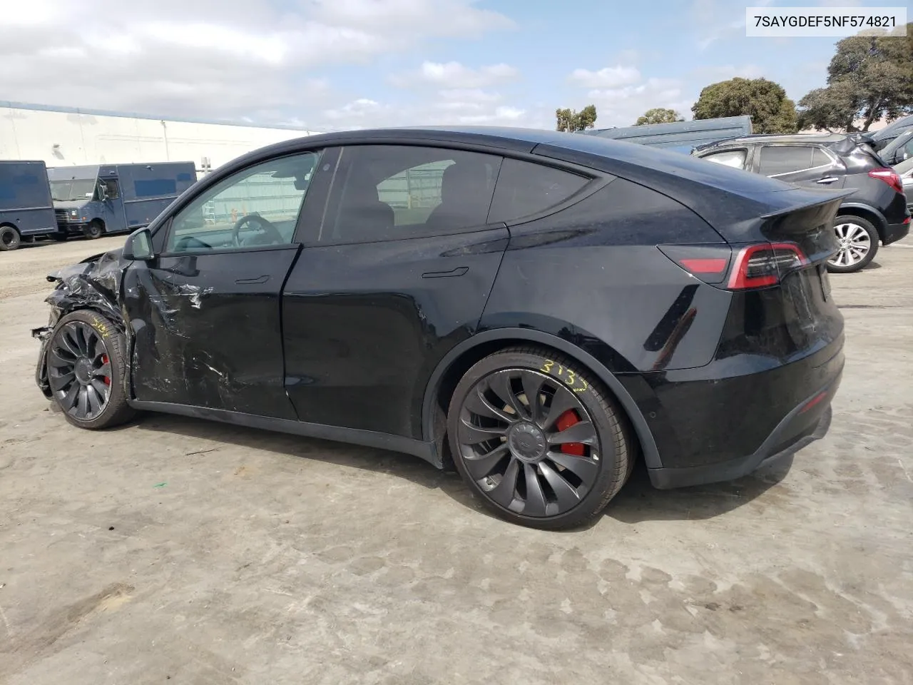 7SAYGDEF5NF574821 2022 Tesla Model Y