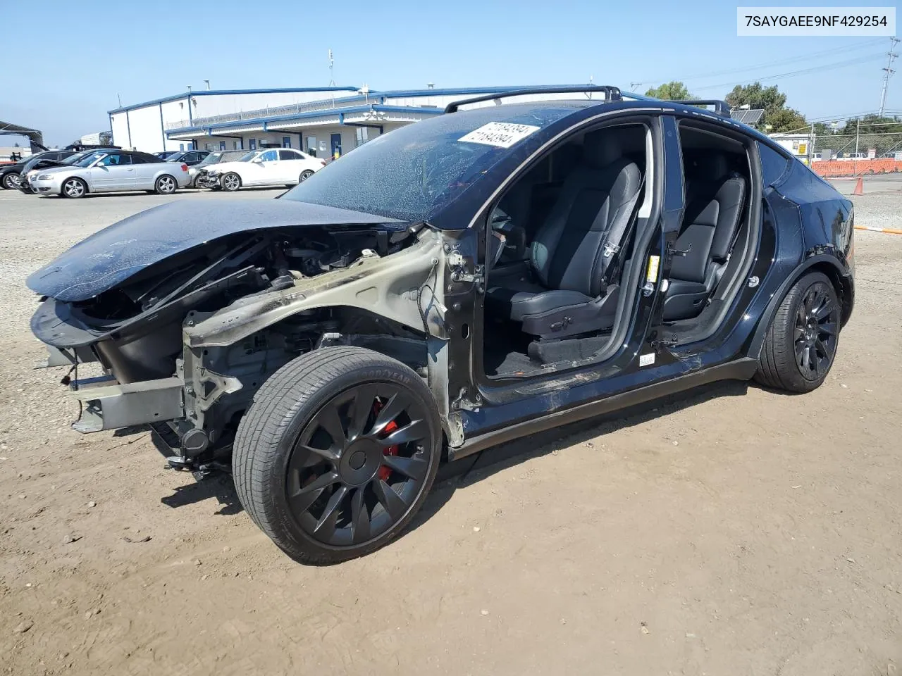 7SAYGAEE9NF429254 2022 Tesla Model Y