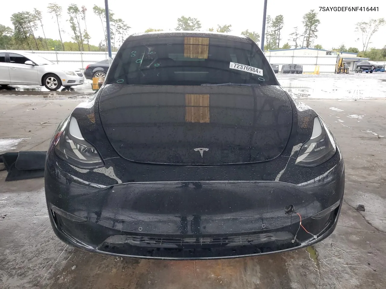 2022 Tesla Model Y VIN: 7SAYGDEF6NF416441 Lot: 72376984