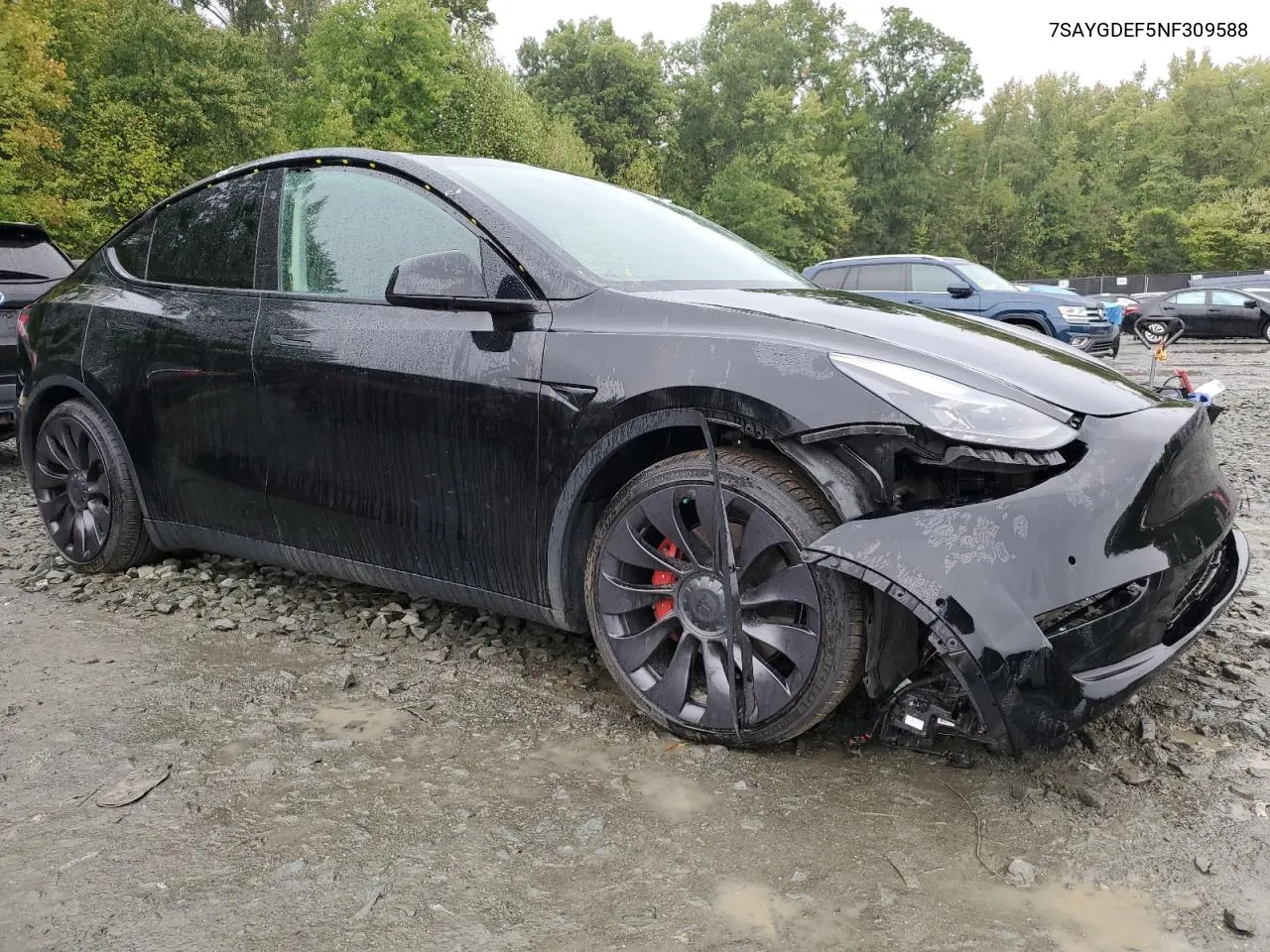 7SAYGDEF5NF309588 2022 Tesla Model Y