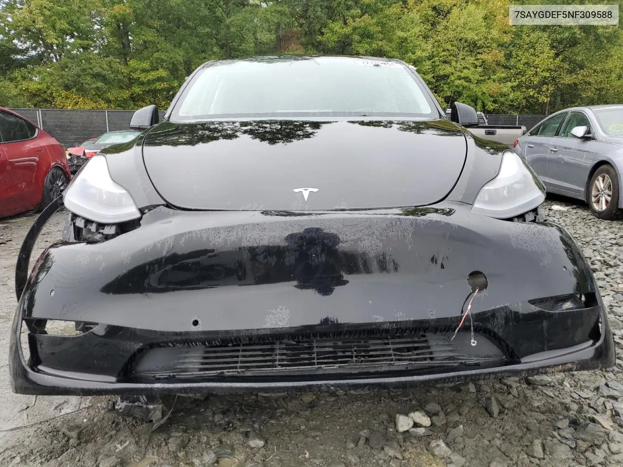 7SAYGDEF5NF309588 2022 Tesla Model Y