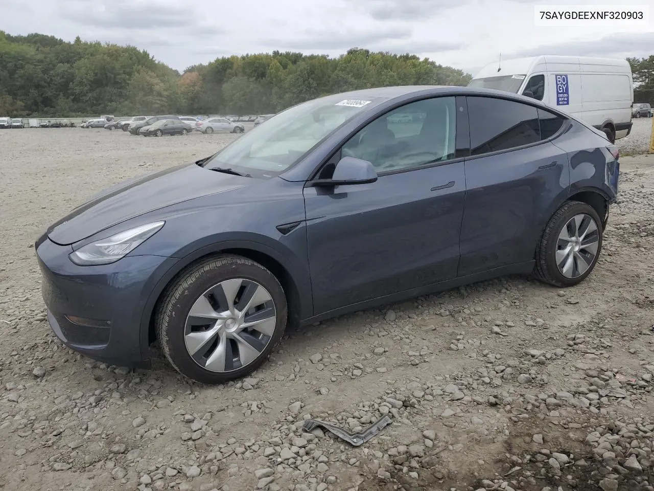 2022 Tesla Model Y VIN: 7SAYGDEEXNF320903 Lot: 72408964