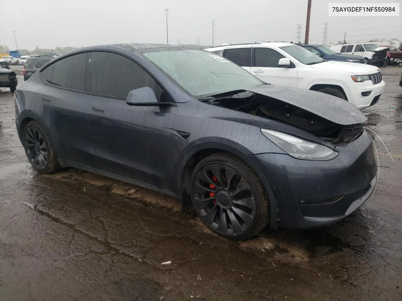 7SAYGDEF1NF550984 2022 Tesla Model Y